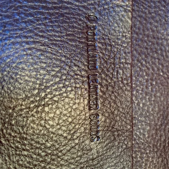 Portland Leather Brown Tote - Picture 2 of 5